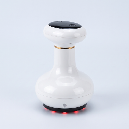 Naureva Glide cellulite massager, white, front view